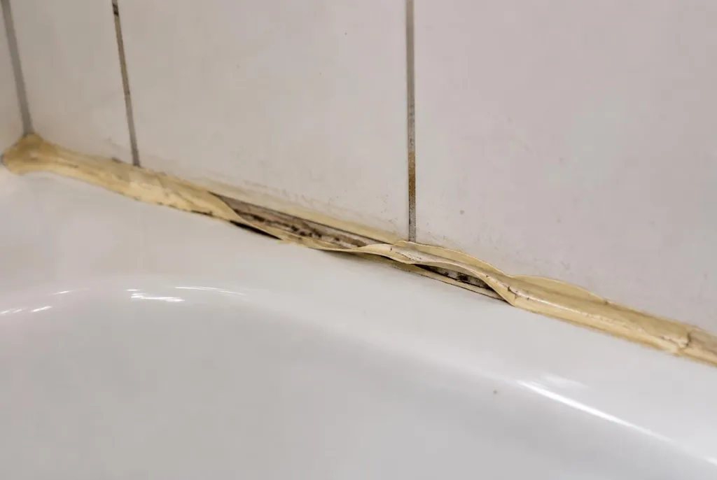 Kitbedrijf Leidschendam – loslatende kit naast het bad